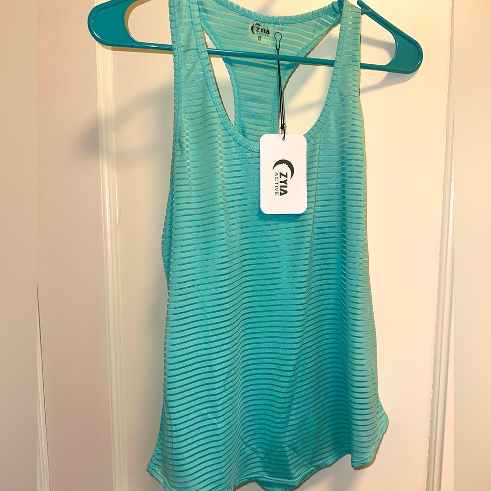 Zyia Havana tank seafoam color